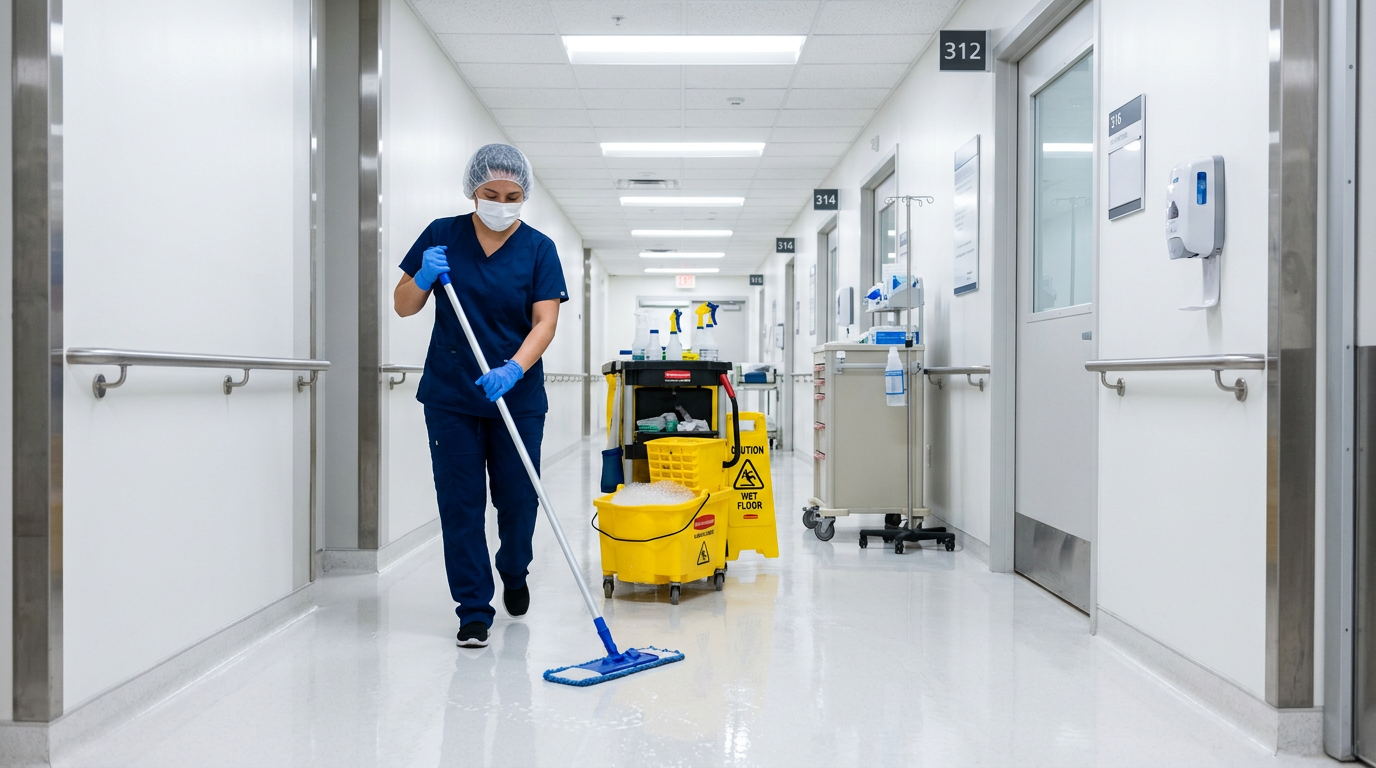 Hospital and clinical cleaning service