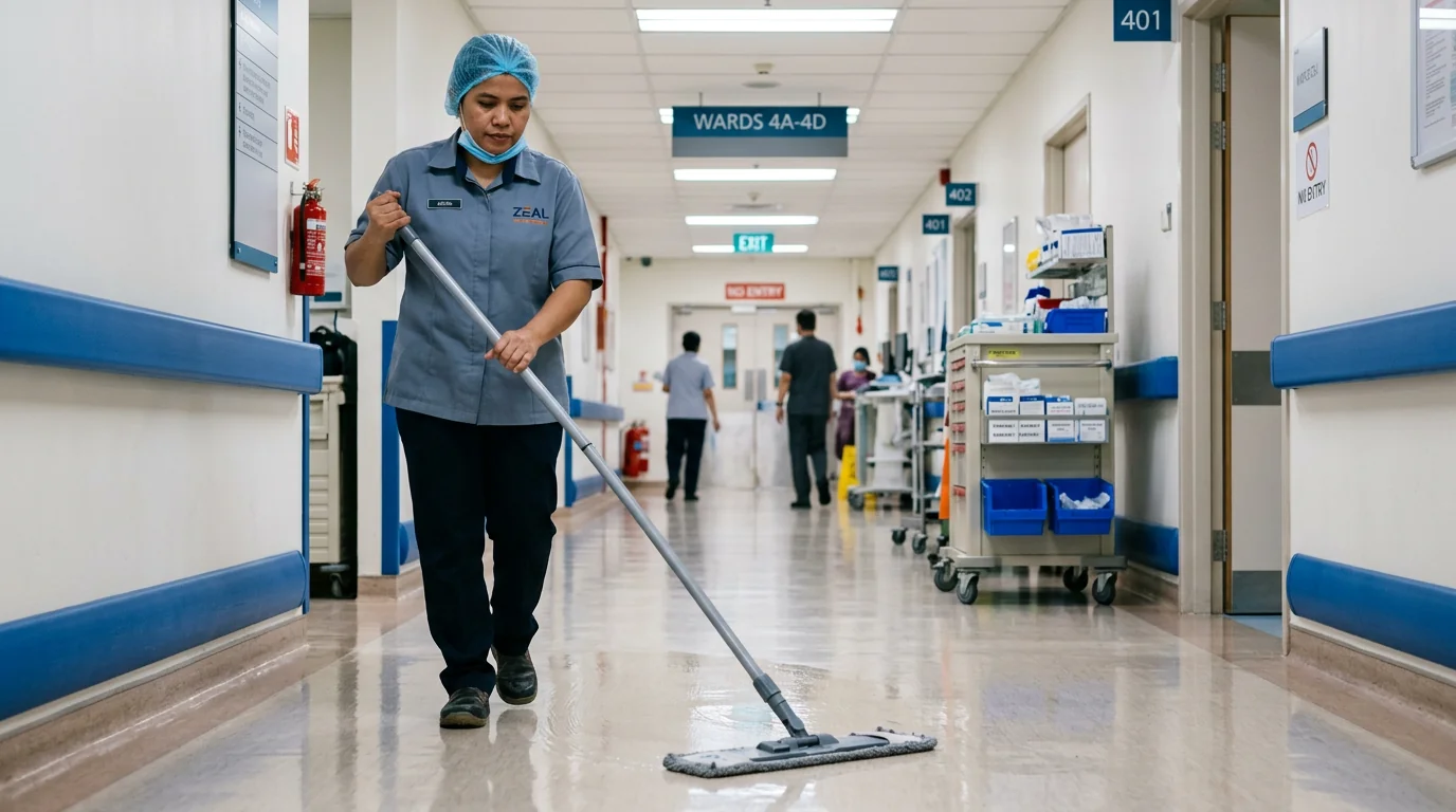 Hospital and clinical cleaning service
