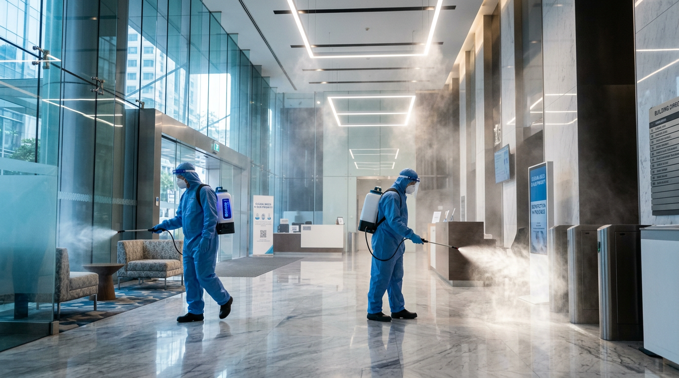 Professional disinfection service in Kota Kinabalu