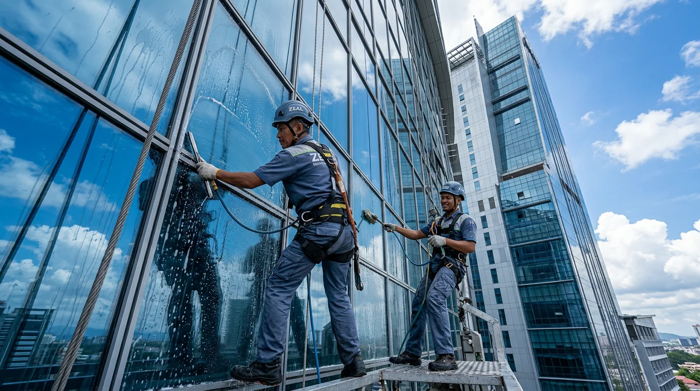 High-Rise Facade Cleaning