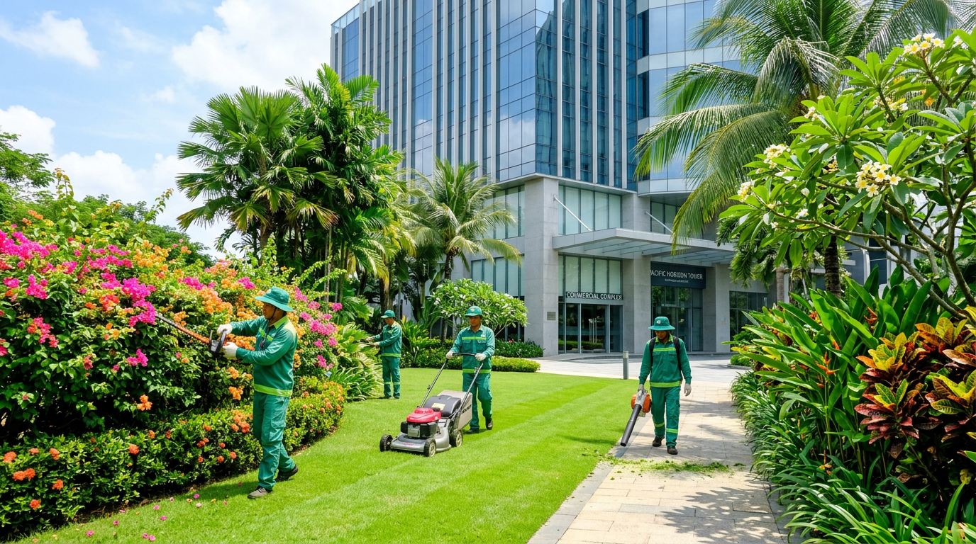 Professional landscaping and gardening service