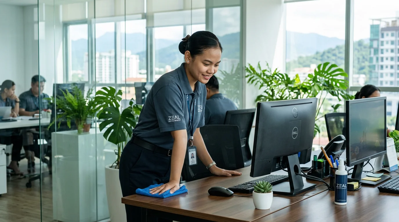 Professional office cleaning service in Kota Kinabalu