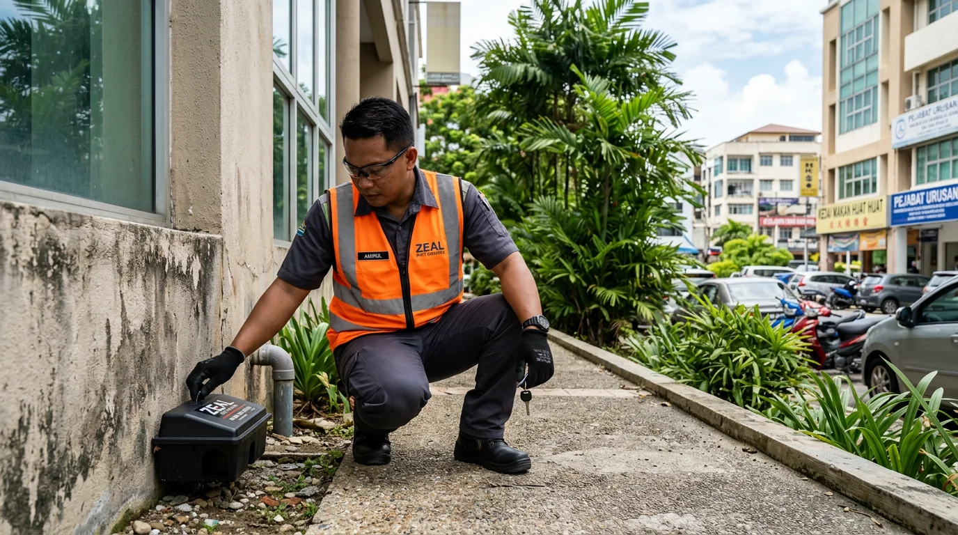 Rodent control and monitoring service