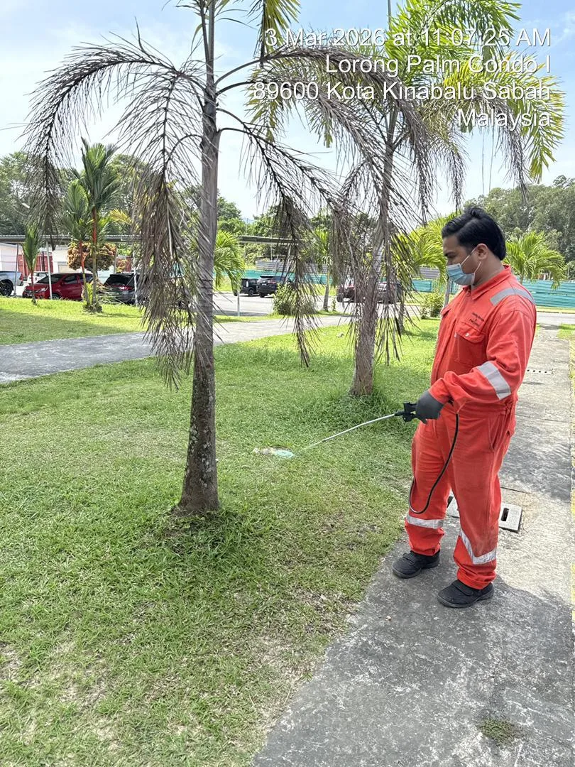 Garden Pest Treatment — Residential Area