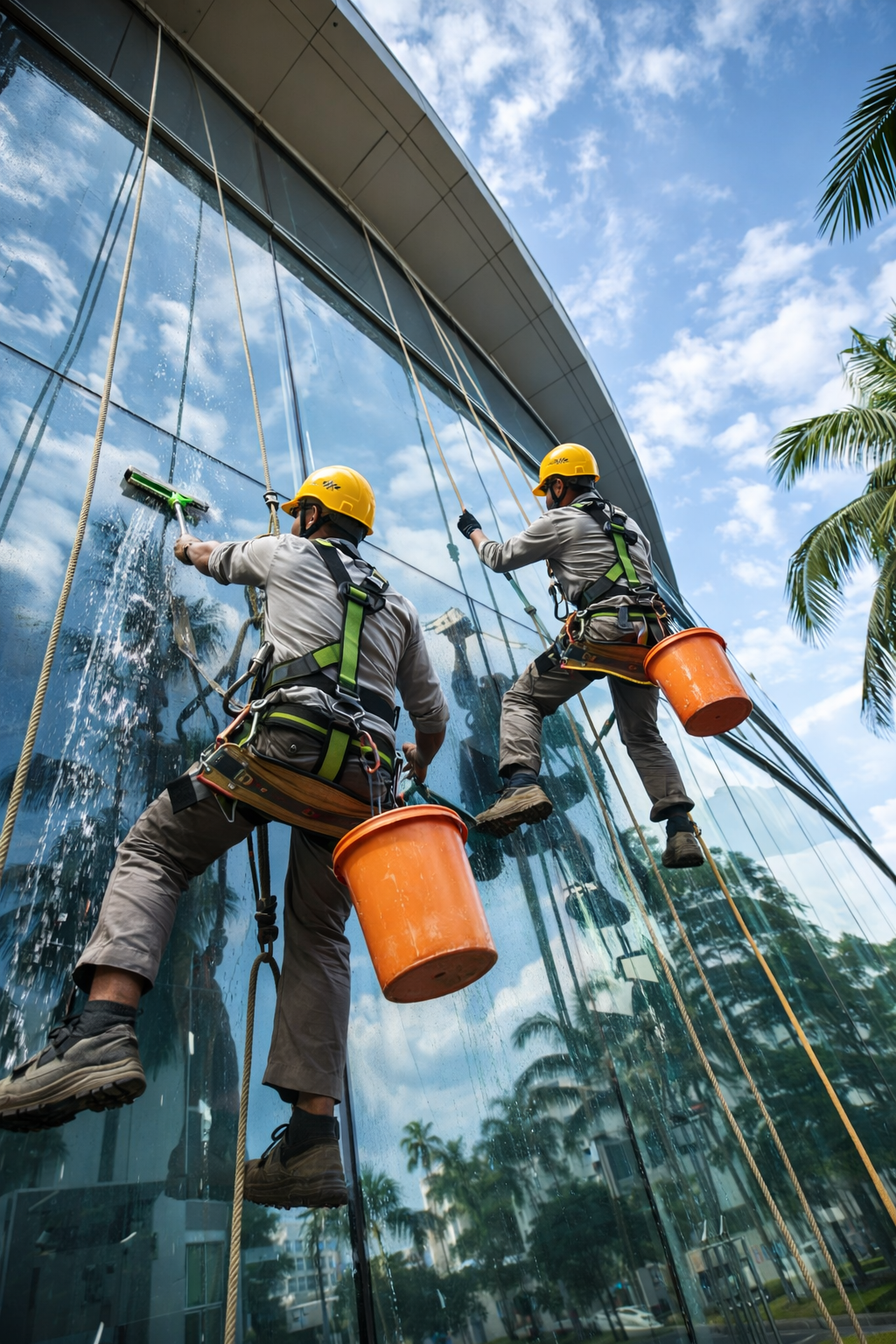 High-Rise Facade Cleaning — IMAGO Mall
